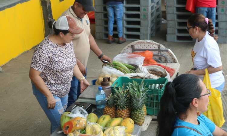 Agroferia de la Acequia en el Post Cosecha de Dolega 